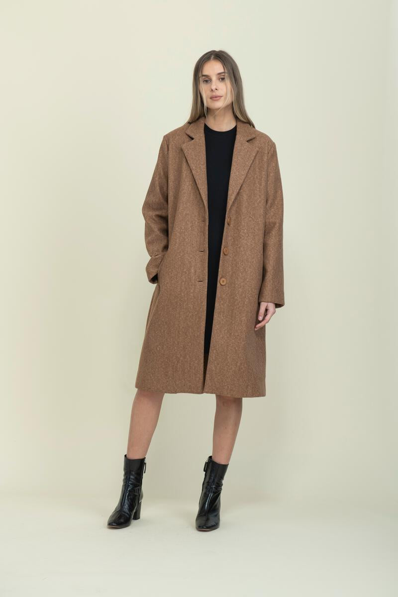 Arie Long Quilted Coat - The Loop