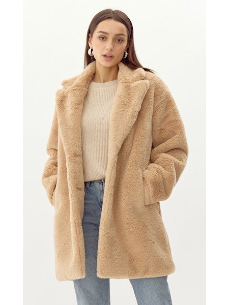 Faux shops Fur Coat New