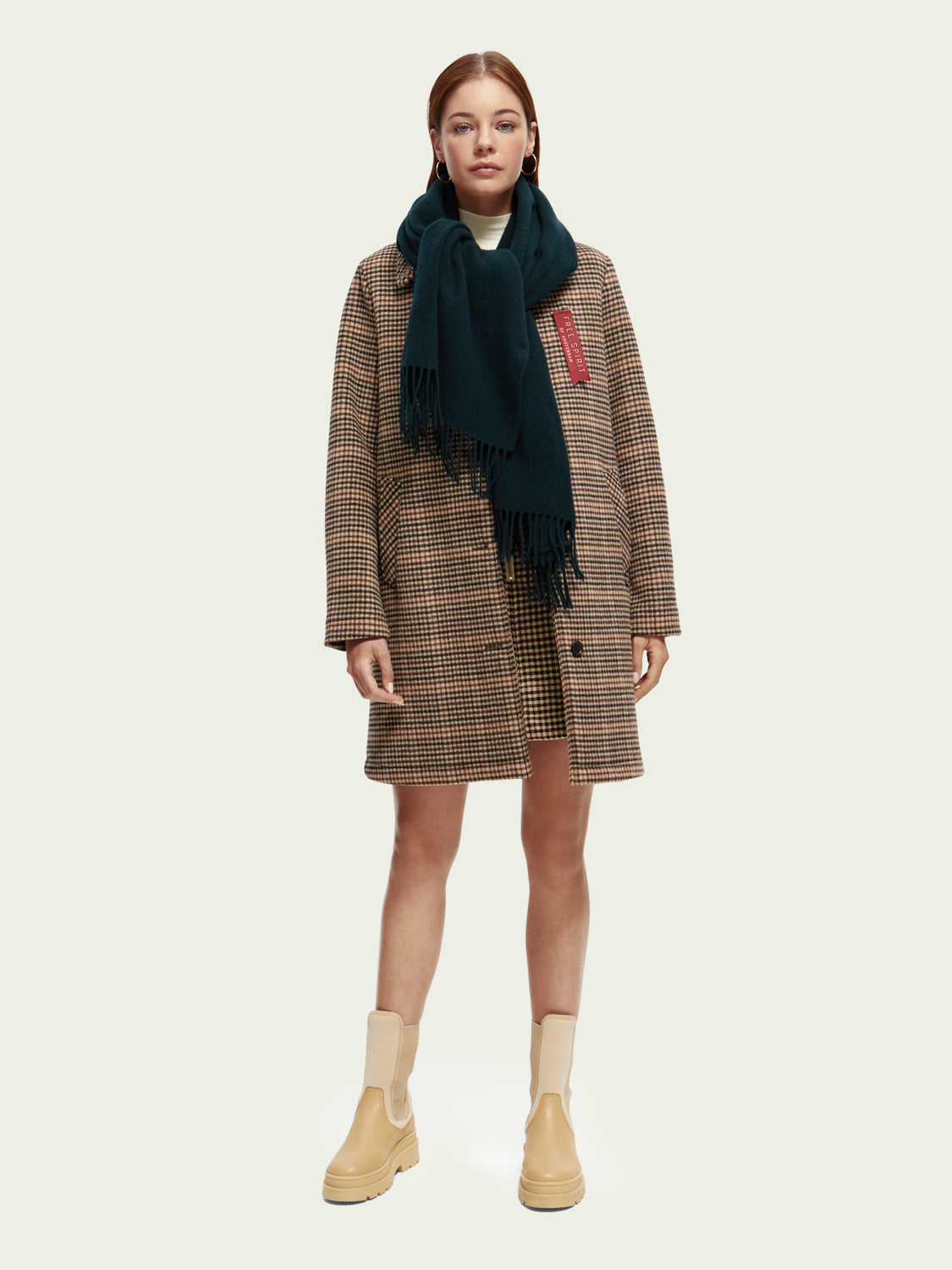 Wool-blended tailored Coat - The Loop