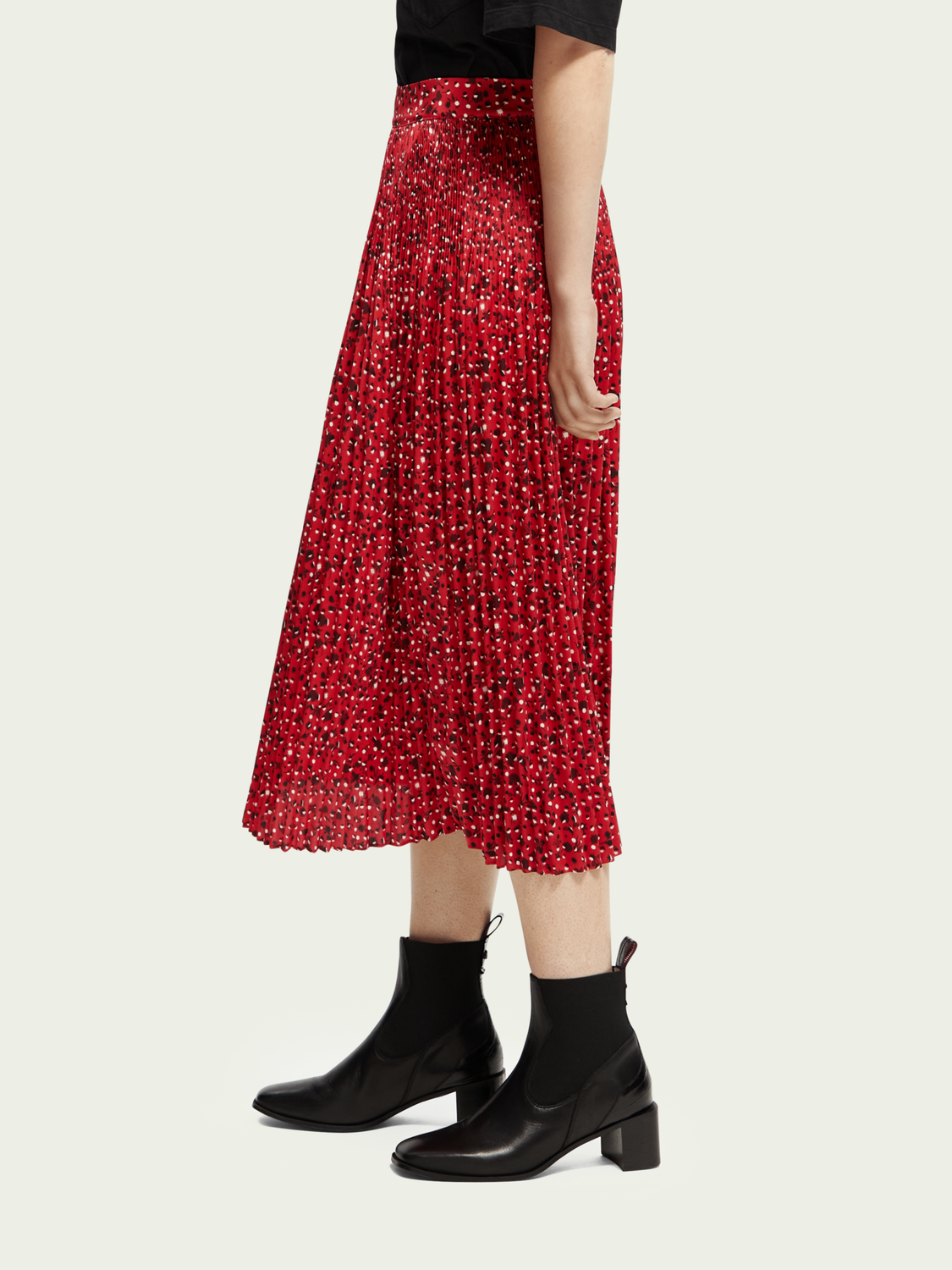 Pleated printed Maxi Skirt - The Loop